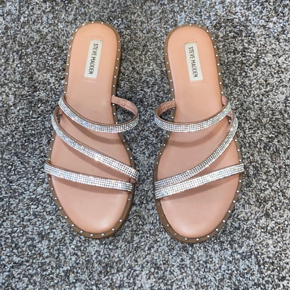 Steve Madden glittery sandal